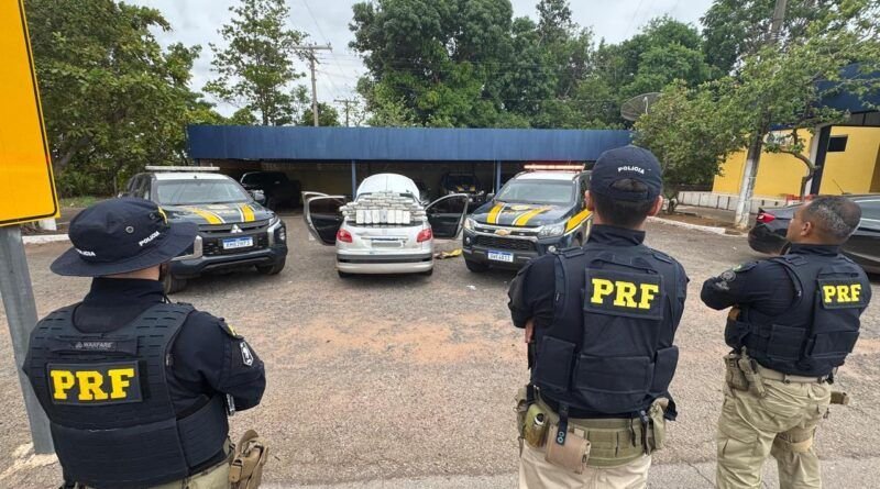 PRF apreende mais de 53 kg de pasta base de cocaína em Gurupi