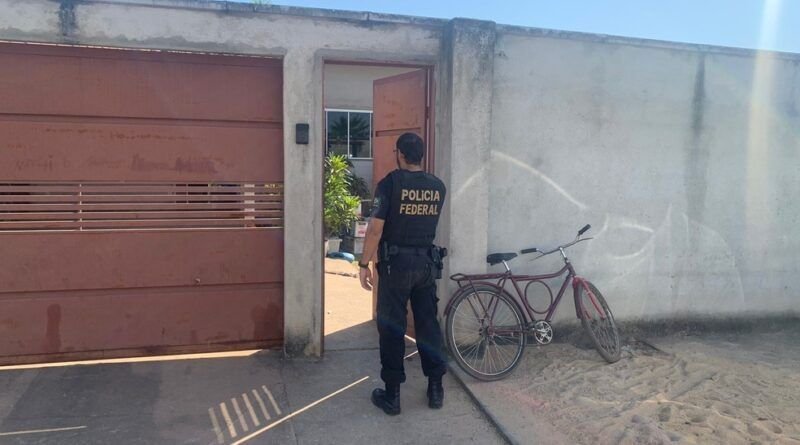 PF cumpre mandado de busca e apreensão contra suspeito de pedofilia no Tocantins