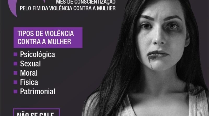 Agosto Lilás: AraguaÃna terá eventos para conscientização pelo fim da violência contra a mulher