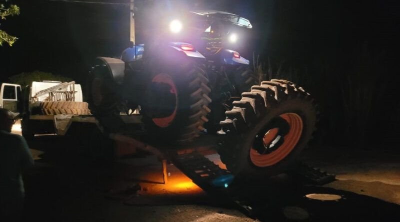 Em rápida ação, PolÃcia Civil recupera trator avaliado em R$ 780 mil