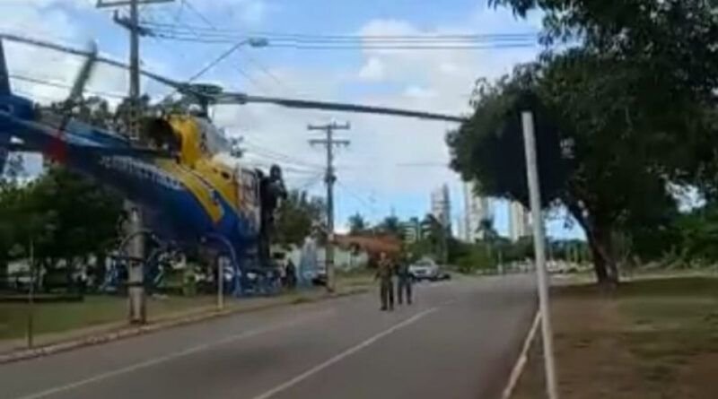 PolÃcia usa helicóptero no resgate de criança em Novo Acordo