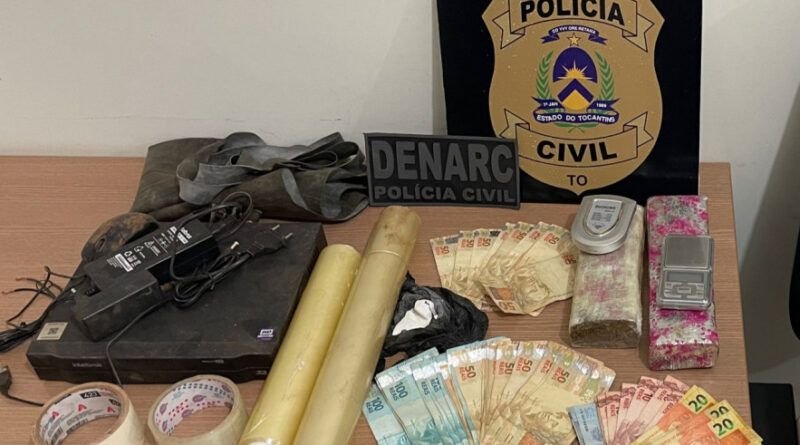 Denarc fecha pela segunda vez ponto de venda de drogas e prende traficante em Araguaína