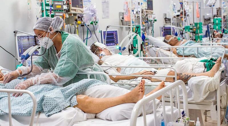 UTI Covid lotada no Dom Orione