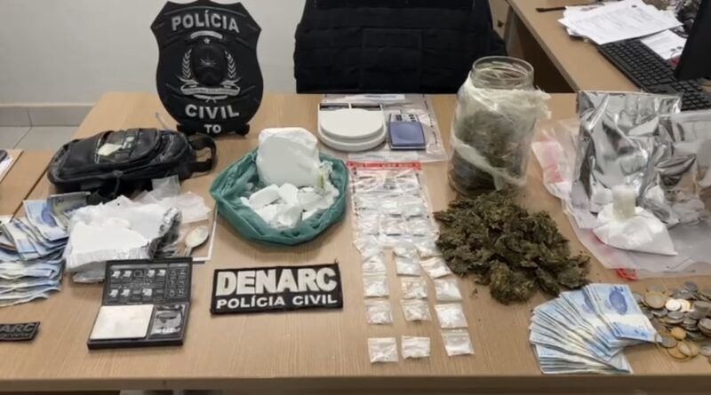 VÍDEO: Polícia Civil prende 8 pessoas em operação contra tráfico de drogas em Araguaína