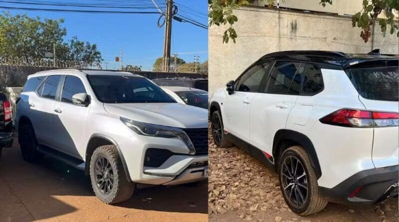 PolÃcia apreende carros luxo durante operação que bloqueou R$ 127 milhões em bens de suspeitos de fraudes rurais