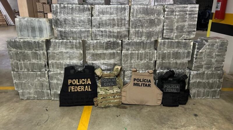 PF faz prisões em megaoperação que apreendeu meia tonelada de cocaína no TO