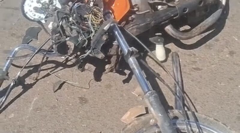 Motociclista sofre fratura após bater na traseira de caminhonete em avenida movimentada de Araguaína