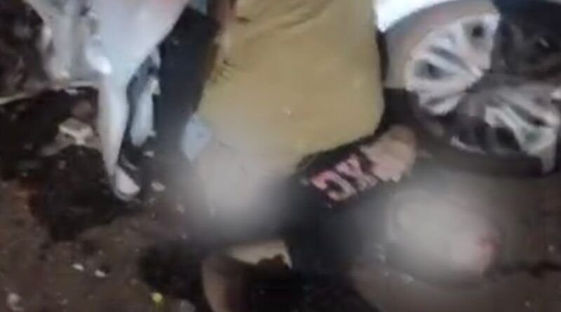 Grave acidente entre carros e carreta deixa homem morto e quatro feridos na ponte que liga Palmas e Luzimangues